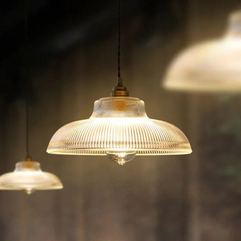 Retro Glass Pendant Light - THE NORD COLLECTIVE - Retro Glass Pendant Light